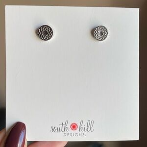 Stud Earrings with Design (Never Worn)